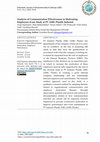 Research paper thumbnail of Analysis of Communication Effectiveness in Motivating Employees (Case Study at PT AMG Plastik Industri)