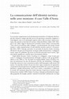 Research paper thumbnail of La comunicazione dell’identità turistica nelle aree montane: il caso della Valle d’Aosta