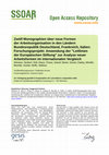 Research paper thumbnail of Zwölf Monographien über neue Formen der Arbeitsorganisation in den Ländern Bundesrepublik Deutschland, Frankreich, Italien : Forschungsprojekt: Anwendung der "Leitlinien der Europäischen Stiftung" zur Analyse neuer Arbeitsformen im internationalen Vergleich