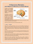 Research paper thumbnail of Ejercicios mentales