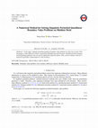 Research paper thumbnail of A Numerical Method for Solving Singularly Perturbed Quasilinear Boundary Value Problems on Shishkin Mesh