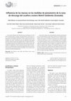 Research paper thumbnail of Influencia de las mareas en las medidas de piezometría de la zona de descarga del acuífero costero Motril-Salobreña (Granada)