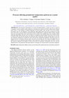 Research paper thumbnail of Processes affecting groundwater temperature patterns in a coastal aquifer