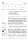 Research paper thumbnail of Broadband Amplification in the 2.6–2.9 μm Wavelength Range in High-Purity Er3+-Doped Zinc-Tellurite Fibers Pumped by Diode Lasers