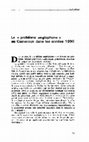 Research paper thumbnail of Le «problème anglophone» au Cameroun dans les années 1990