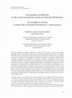 Research paper thumbnail of Una naturaleza (in)diferente: la vida común en la práctica artística de Sebastián Wiedemann 1 An (in)different Nature: Common life in Sebastián Wiedemann´s artistic practice