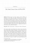 Research paper thumbnail of The Trade Union Crisis of 1976–1979