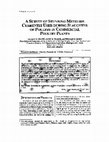 Research paper thumbnail of A Survey of Stunning Methods Currently Used during Slaughter of Poultry in Commercial Poultry Plants