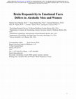 Research paper thumbnail of Brain Responsivity to Emotional Faces Differs in Alcoholic Men and Women