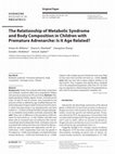 Research paper thumbnail of The Relationship of Metabolic Syndrome and Body Composition in Children with Premature Adrenarche: Is It Age Related?