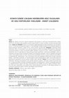 Research paper thumbnail of Konya İlinde Çalışan Hekimlerin Adli Olgulara Ve Adli Raporlara Yaklaşımı - Anket Çalışması