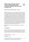 Research paper thumbnail of Modal Analysis of Bridges with New Concretes: Replacing the Regular Construction Material Under the Action of Seismic Load