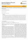 Research paper thumbnail of Social Networking Websites and Family Relationships; Students’ Perceptions