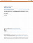 Research paper thumbnail of Disturbing Outcomes: The Dark Side of Transformative Learning