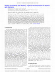 Research paper thumbnail of Scaling of sensitivity and efficiency in planar microresonators for electron spin resonance