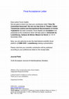 Research paper thumbnail of "ONLY WE COMMITTED GENOCIDE? WE ARE NOT THAT KIND OF PEOPLE": FAILED TRANSITIONAL JUSTICE AND SOCIOPOLITICAL RECONCILIATION IN FORMER YUGOSLAVIA