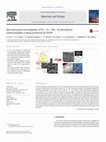 Research paper thumbnail of Microstructural investigation of Fe Cr Nb B amorphous/nanocrystalline coating produced by HVOF