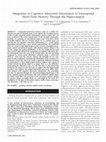 Research paper thumbnail of Integration of cognitive allocentric information in visuospatial short-term memory through the hippocampus