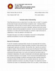 Research paper thumbnail of Veneration Without Understanding: A Reflection Paper