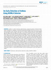 Research paper thumbnail of An Early Detection of Asthma Using BOMLA Detector