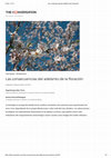 Research paper thumbnail of Las consecuencias del adelanto de la floración