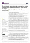 Research paper thumbnail of An Observational Study Comparing Fibromyalgia and Chronic Low Back Pain in Somatosensory Sensitivity, Motor Function and Balance