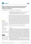 Research paper thumbnail of Pain and Communication in Children with Cerebral Palsy: Influence on Parents’ Perception of Family Impact and Healthcare Satisfaction