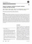 Research paper thumbnail of Atypical β-S haplotypes: classification and genetic modulation in patients with sickle cell anemia