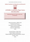 Research paper thumbnail of ATINER's Conference Paper Series SOC2012-0016