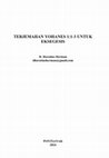 Research paper thumbnail of Terjemahan Yohanes 1.1-3 untuk Eksegesis