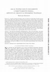 Research paper thumbnail of «Ma il teatro non è unicamente e direttamente poesia». Appunti su Croce e il fenomeno teatrale