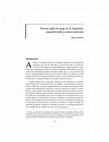 Research paper thumbnail of Nuevas reglas de juego en la Argentina, competitividad y actores sindicales