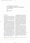 Research paper thumbnail of Desarrollo e innovación: un debate en torno a la revalorización del trabajo