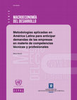 Research paper thumbnail of Metodologías aplicadas en América Latina para anticipar demandas de las empresas en materia de competencias técnicas y profesionales