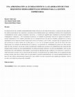 Research paper thumbnail of Una Aproximación Al Ecodiagnóstico: La Elaboración De Unos Requisitos Medioambientales Mínimos Para La Gestión Empresarial