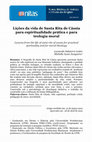 Research paper thumbnail of Lições Da Vida De Santa Rita De Cássia Para Espiritualidade Prática e Para Teologia Moral