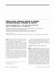 Research paper thumbnail of Single-stage surgical repair of benign laryngotracheal stenosis in adults