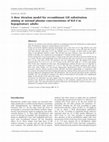 Research paper thumbnail of A dose titration model for recombinant GH substitution aiming at normal plasma concentrations of IGF-I in hypopituitary adults