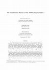 Research paper thumbnail of The Conditional Nature of the IMF Catalytic Eect