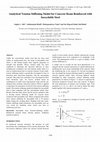 Research paper thumbnail of Analytical tension stiffening model for concrete beam reinforced with inoxydable steel