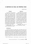 Research paper thumbnail of O sentido da vida, na própria vida