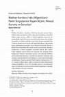 Research paper thumbnail of Araştırma Makalesi / Research Article- Wakhan Koridoru'nda (Afganistan) Pamir Kırgızlarının Yaşam Biçimi, Mevcut Durumu ve Sorunları / Reyhan Rafet Can / bilig Türk Dünyası Sosyal Bilimler Dergisi 108