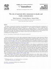 Research paper thumbnail of The role of maternal affect attunement in dyadic and triadic communication