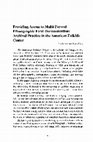 Research paper thumbnail of Access to Multi-Format Ethnographic Field Documentation: Archival Practice in the American Folklife Center