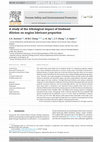 Research paper thumbnail of A study of the tribological impact of biodiesel dilution on engine lubricant properties