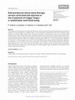 Research paper thumbnail of Extracorporeal shock wave therapy versus corticosteroid injection in the treatment of trigger finger: a randomized controlled study