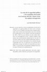 Research paper thumbnail of La crisis de la seguridad pública y los resultados electorales en el retorno del PRI a Nuevo León. Un análisis retrospectivo