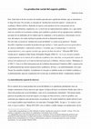 Research paper thumbnail of La producción social del espacio público