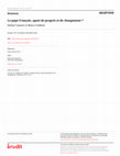 Research paper thumbnail of Le pape François, agent de progrès et de changement ?