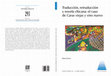 Research paper thumbnail of Traducci\uf3n, retraducci\uf3n y novela chicana: el caso de Caras viejas y vino nuevo